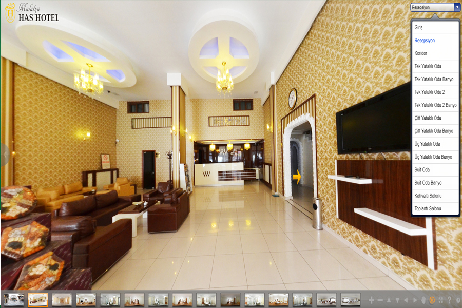 Malatya Has Hotel 360 Derece Sanal Tur